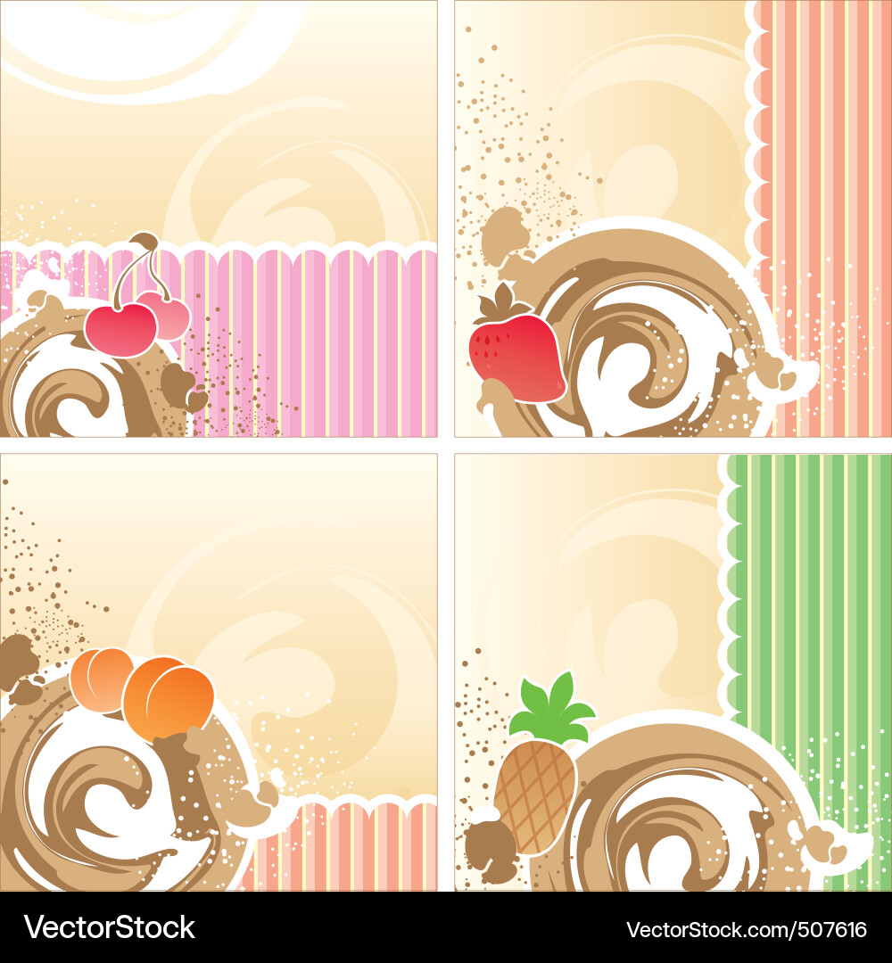 Dessert Royalty Free Vector Image - VectorStock