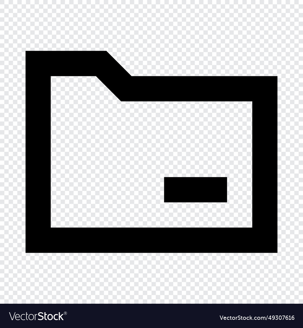 Folder icon suitable for website ui design vector image Folder icon suitable for website ui design