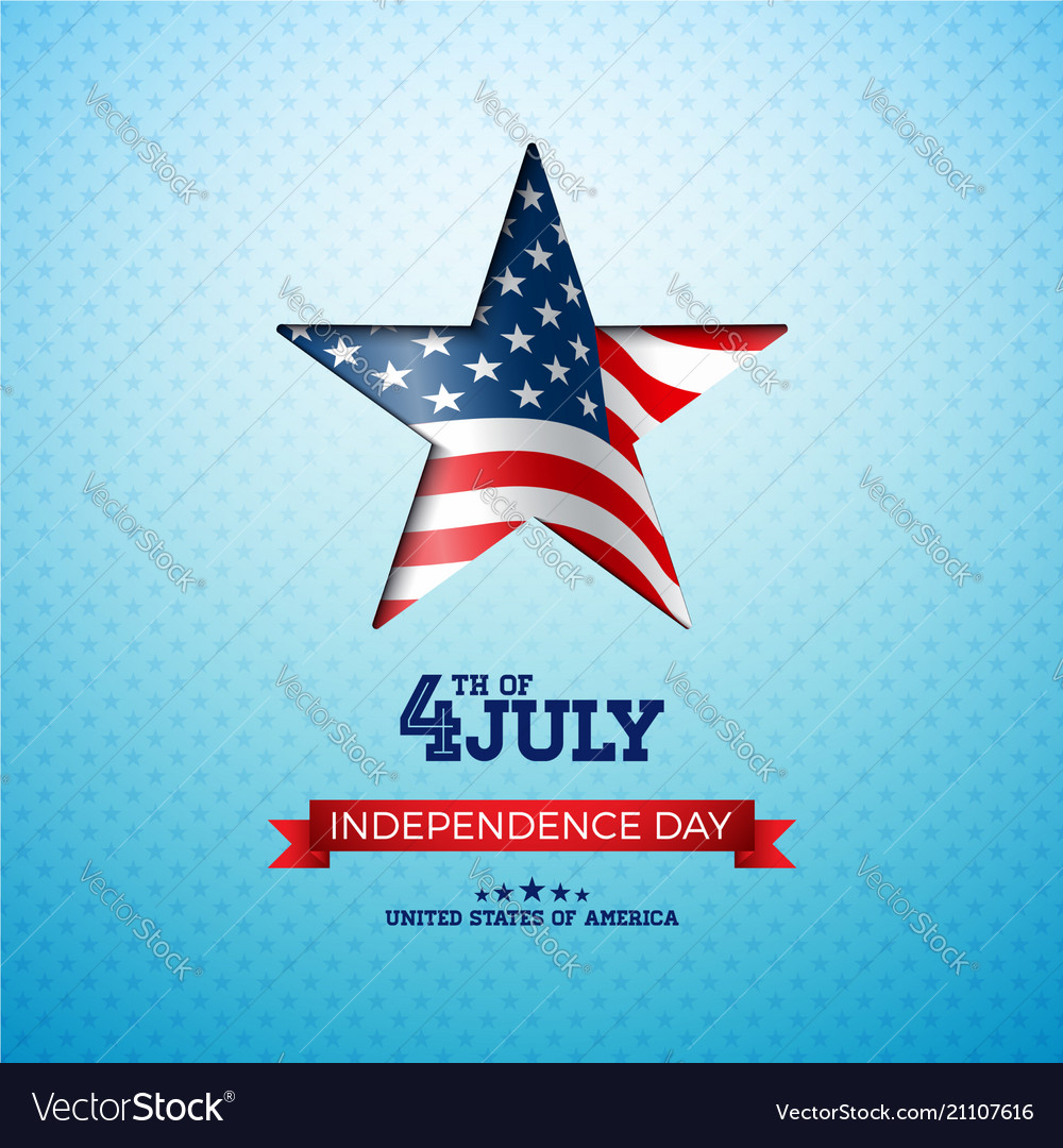 Independence day of the usa Royalty Free Vector Image