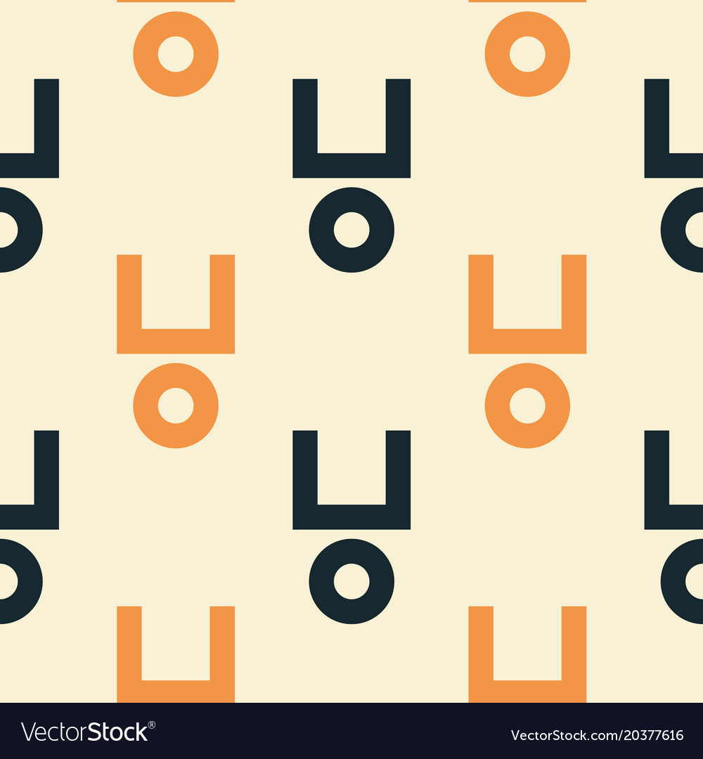 Jumping back seamless pattern