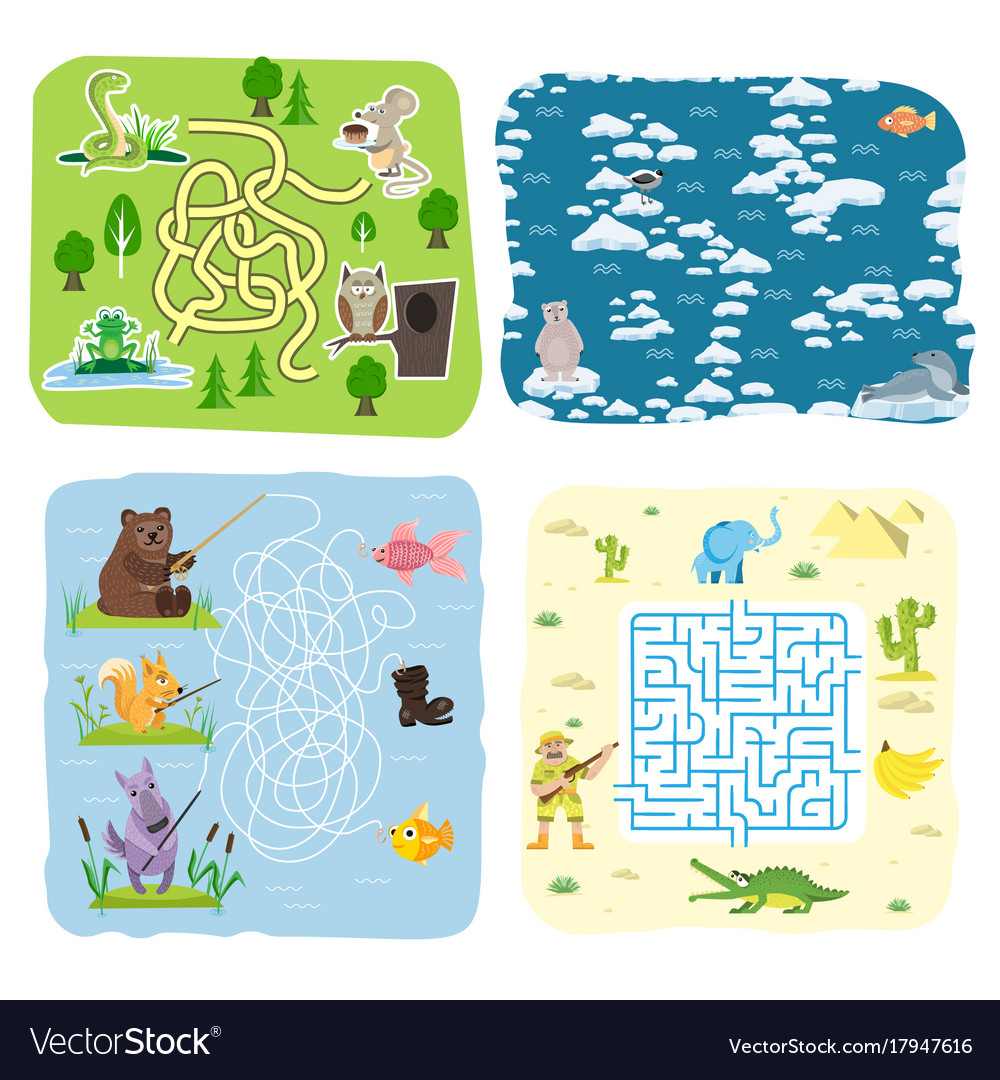 Kids Maze Puzzle Spiel