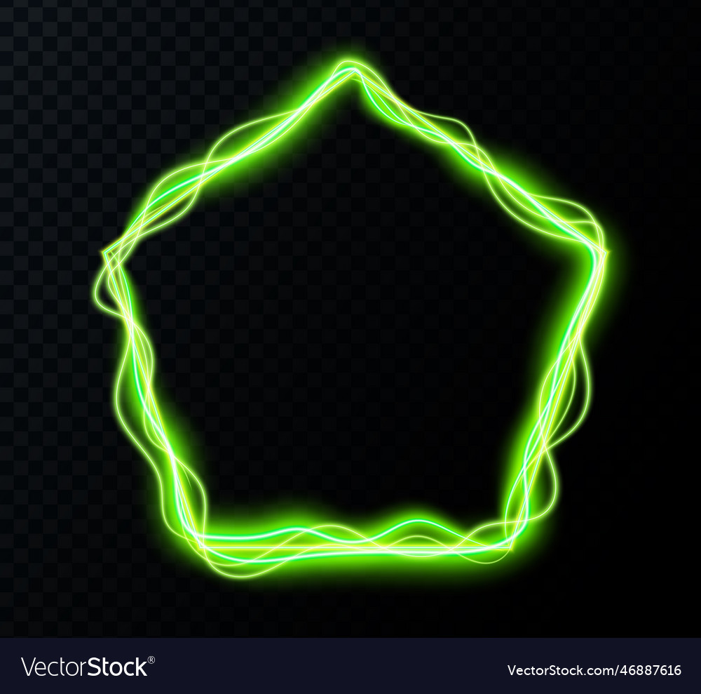 Lightning frames vector image Lightning frames