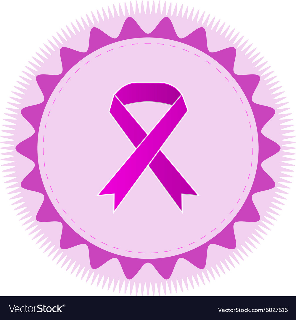 Pink ribbon emblem