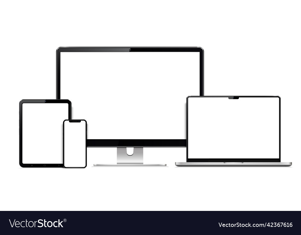Responsive web design computer display laptop