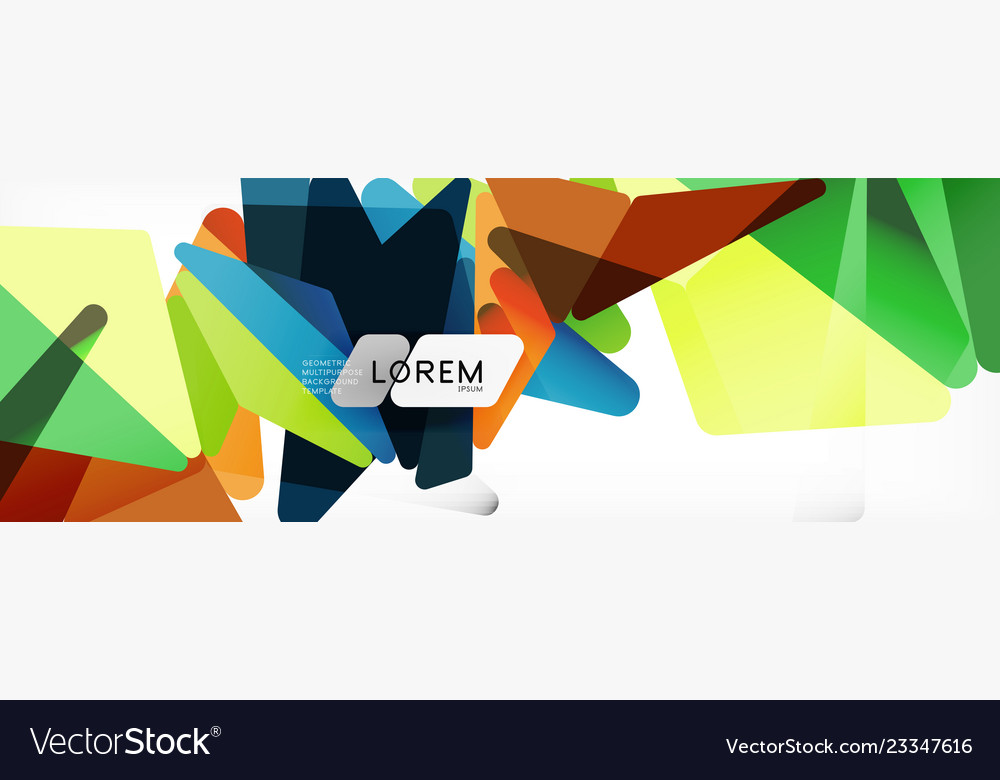 Science background abstract triangle pattern Vector Image Science background abstract triangle pattern