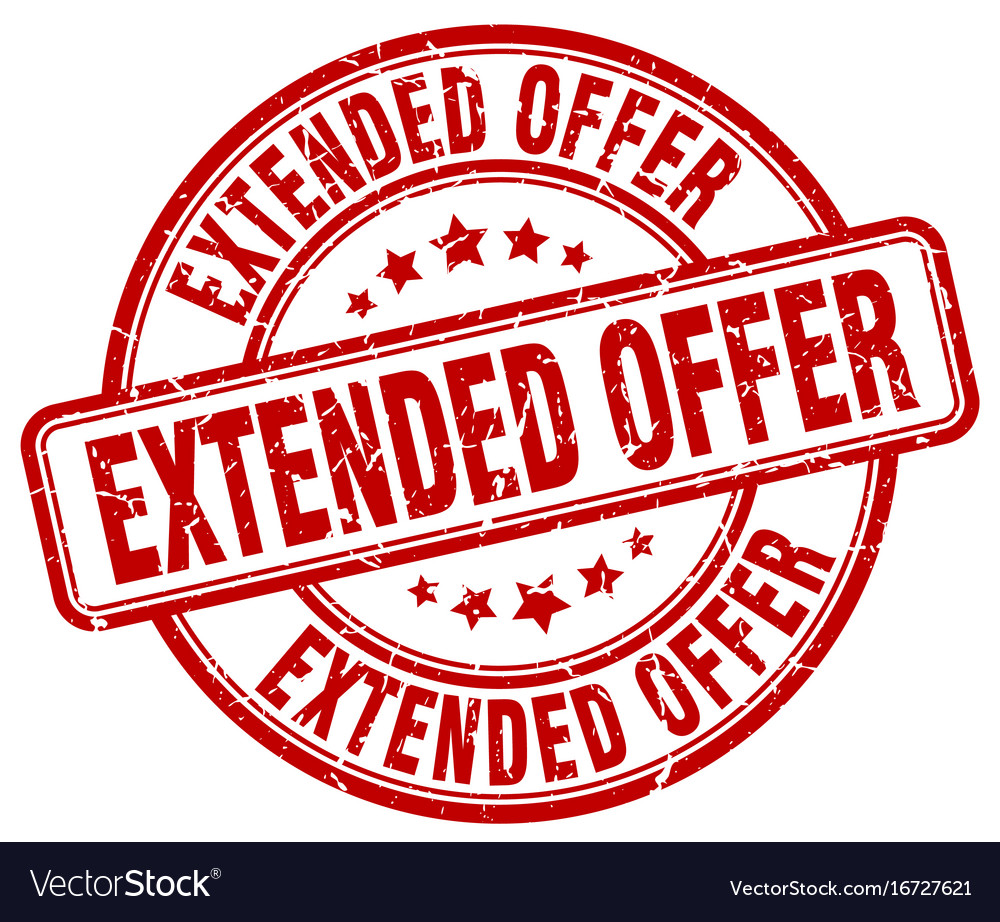 Extended offer