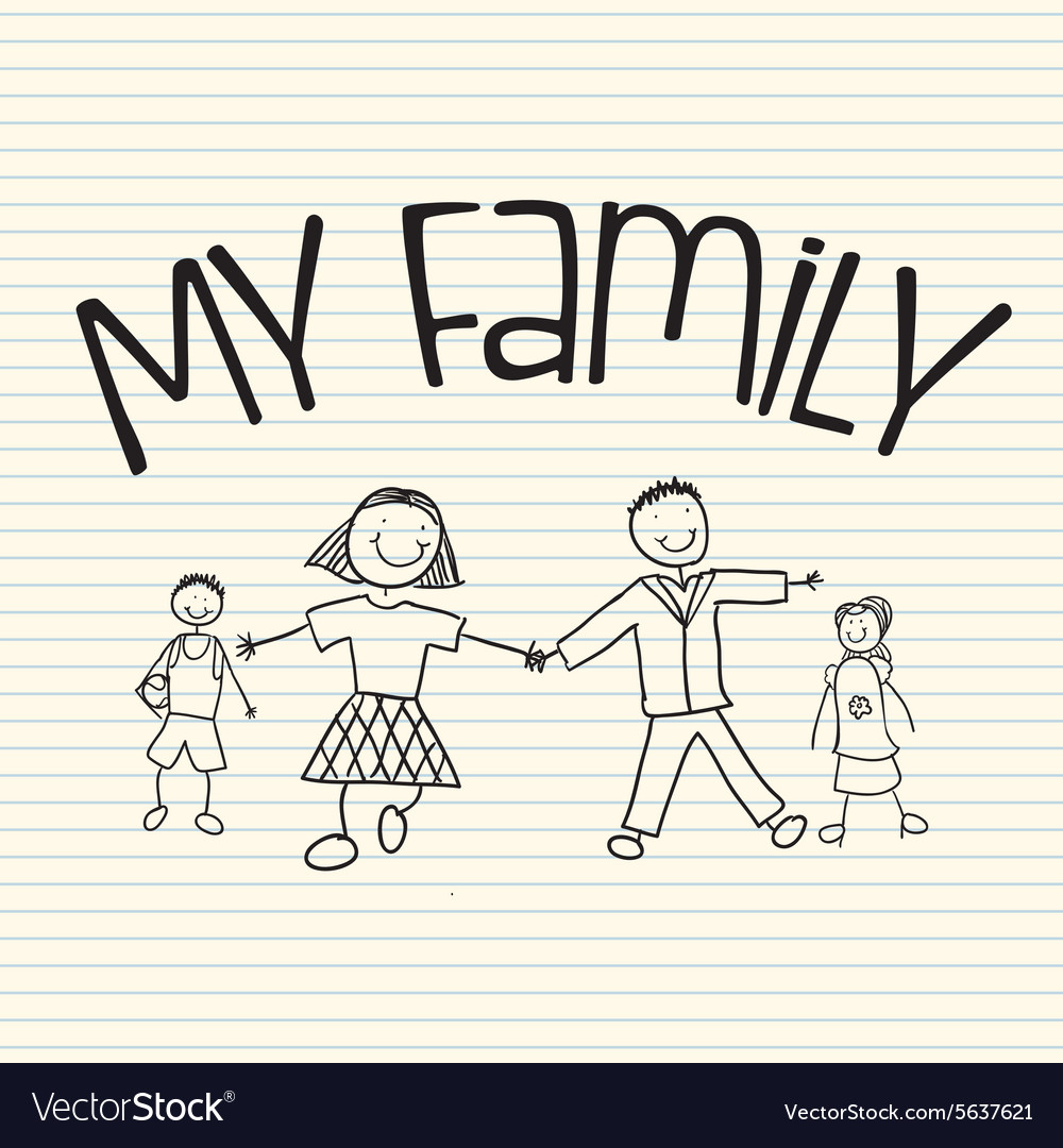 Family design Royalty Free Vector Image - VectorStock