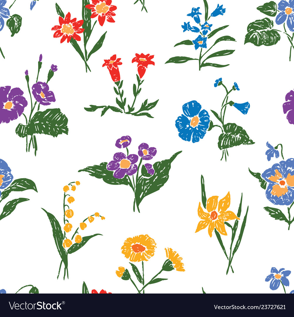 Floral Sketch Pattern