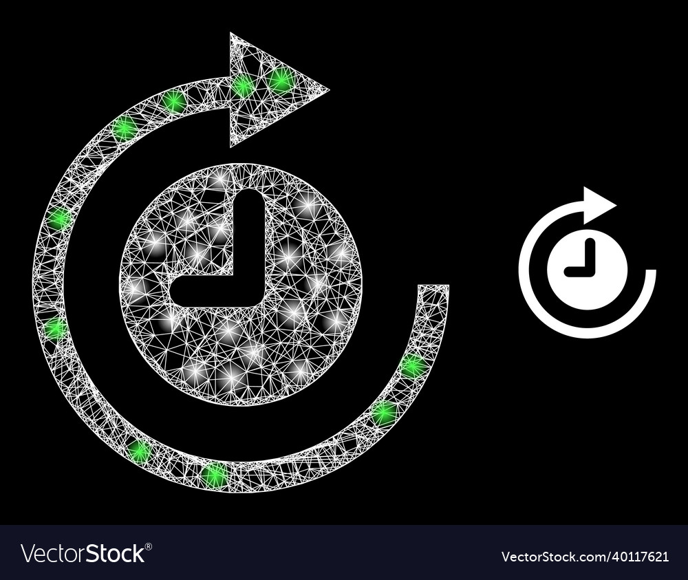 Glowing hatched clockwise rotation with colorful vector image Glowing hatched clockwise rotation with colorful