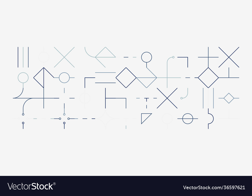Lineare abstrakte Mustergestaltung vector image Lineare abstrakte Mustergestaltung