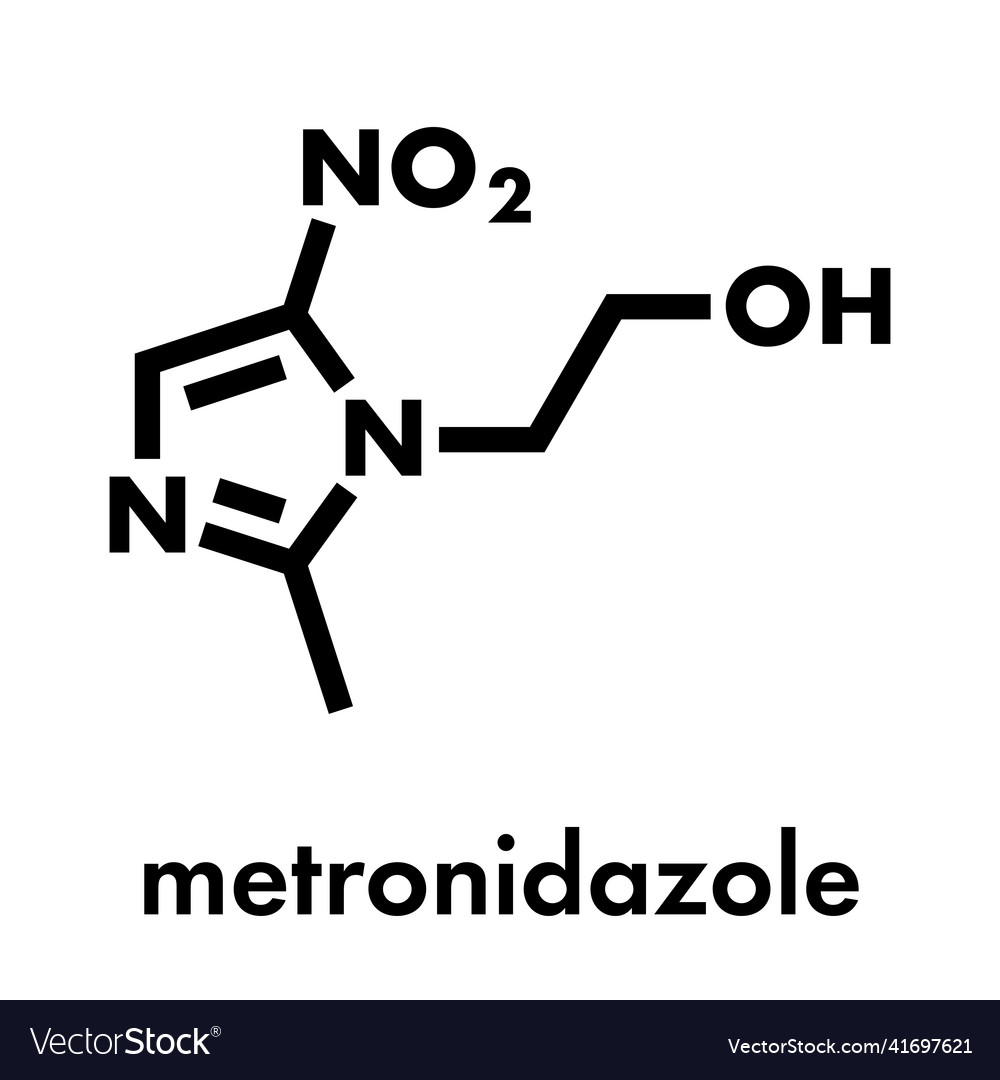 Metronidazole antibiotic drug nitroimidazole