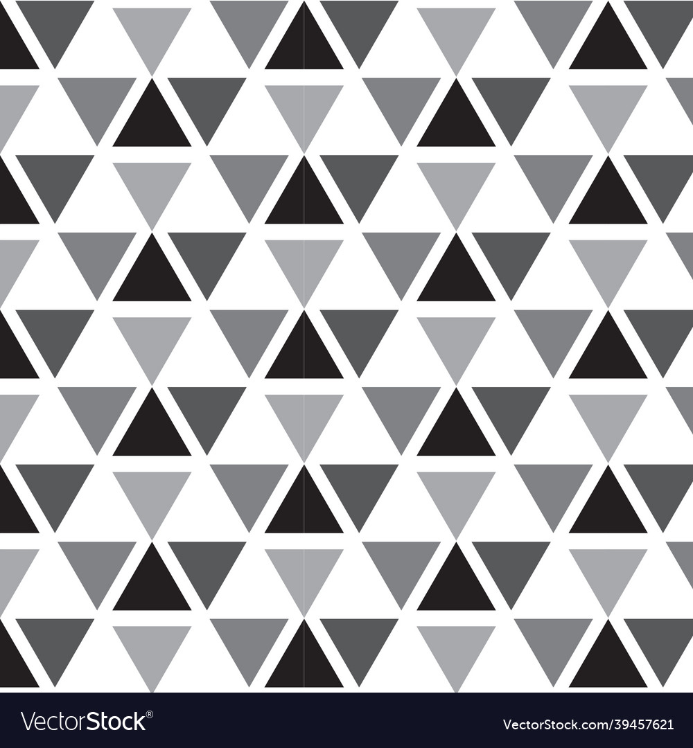 Multi-toned black triangle pattern Royalty Free Vector Image