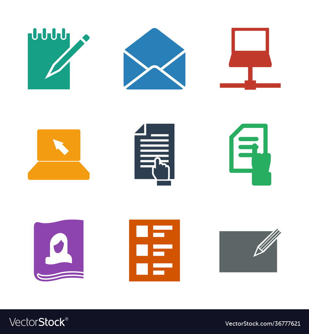 Notebook icons