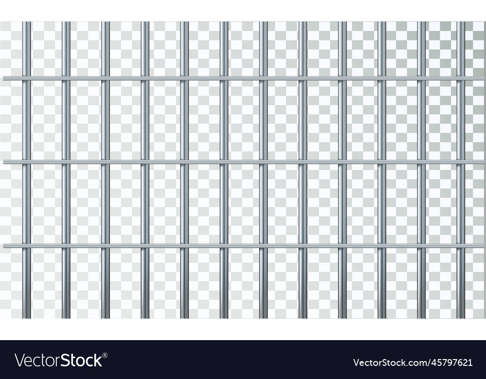 Prison metal bars iron jail cage fence