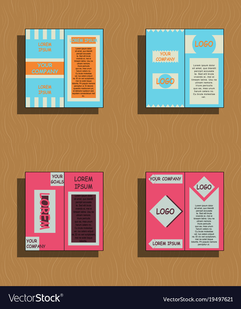 Set of layout background for art template