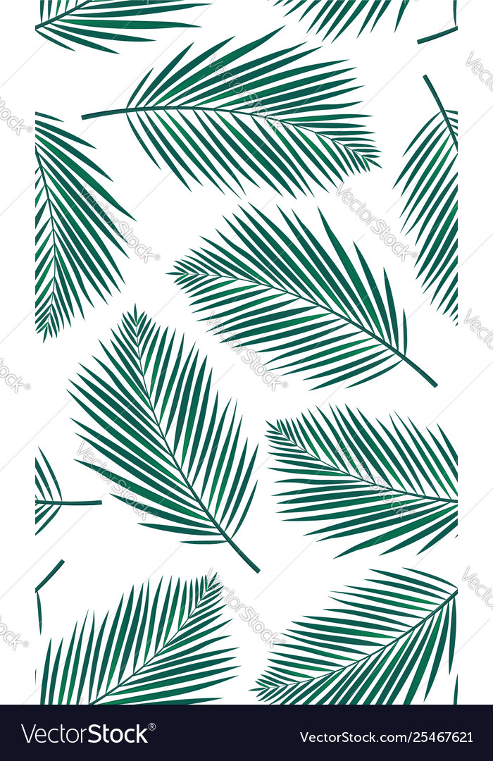Tropical Palm Leaf Pattern
