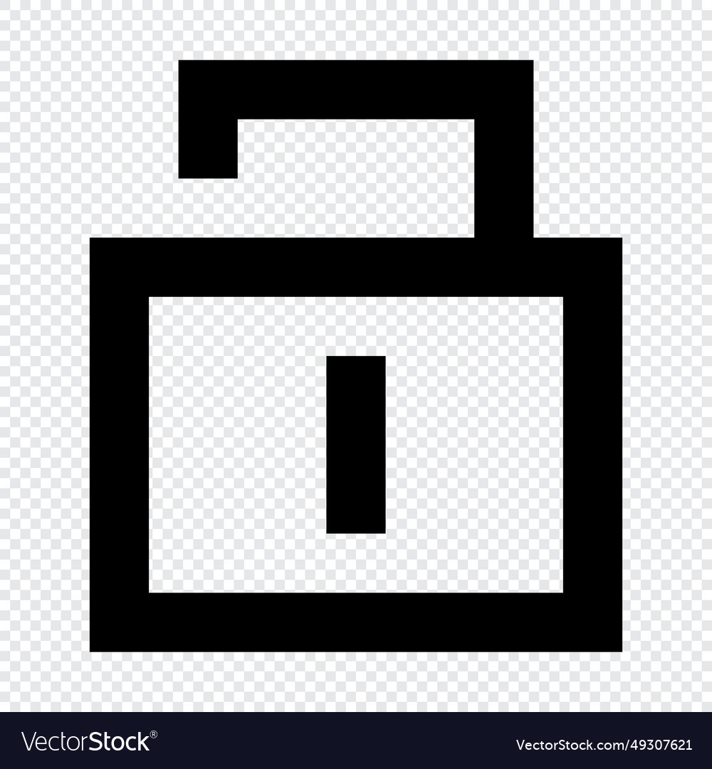 Unlock icon suitable for website ui design