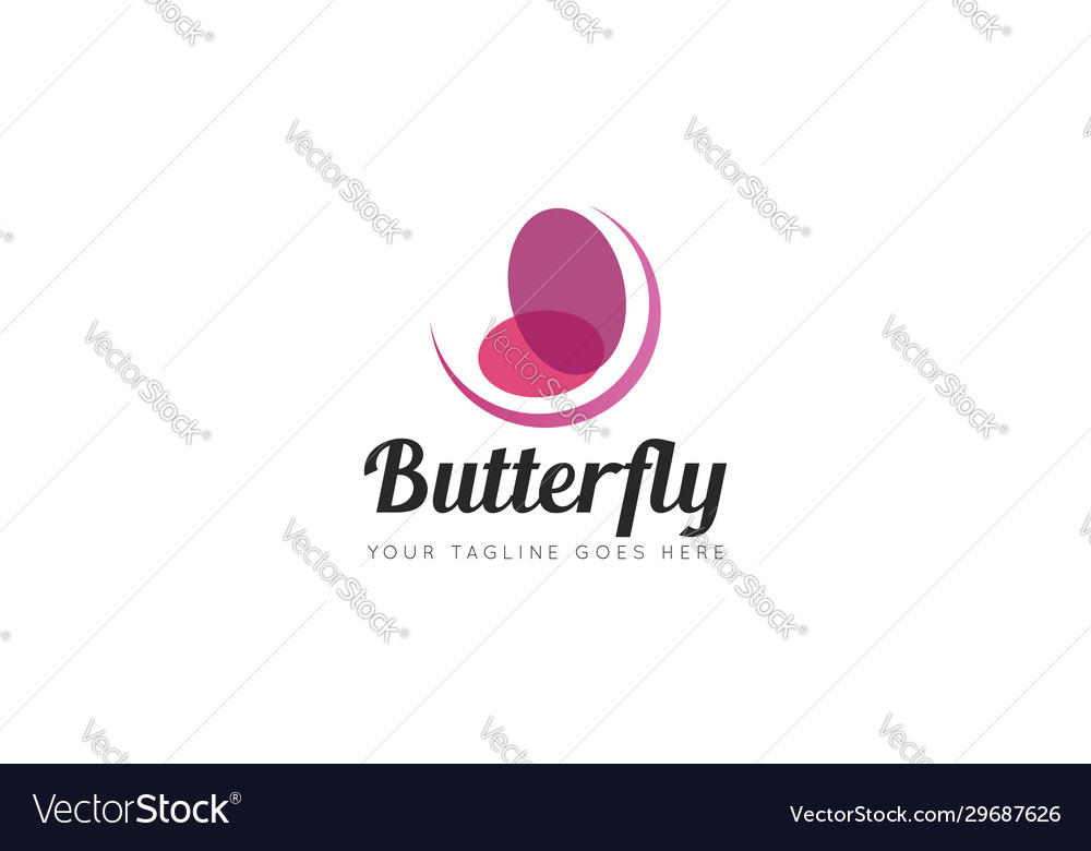 Butterfly logo and icon