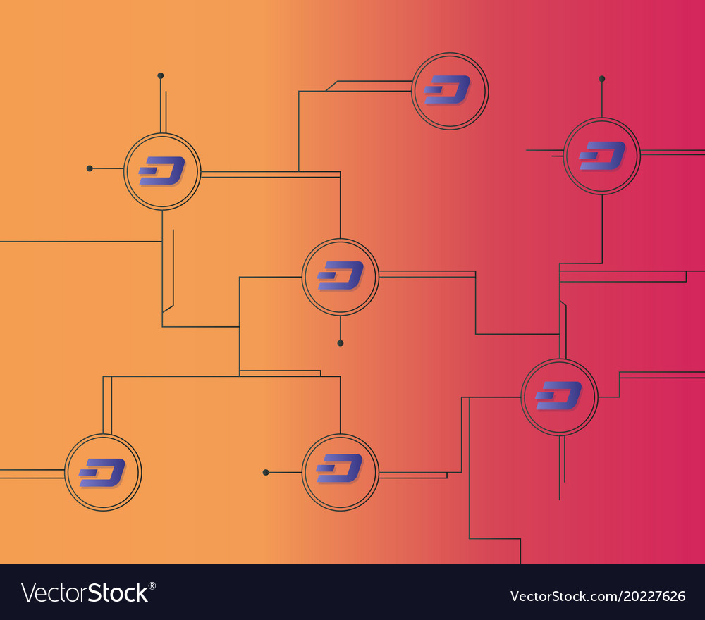 Dash blockchain technology circuit network
