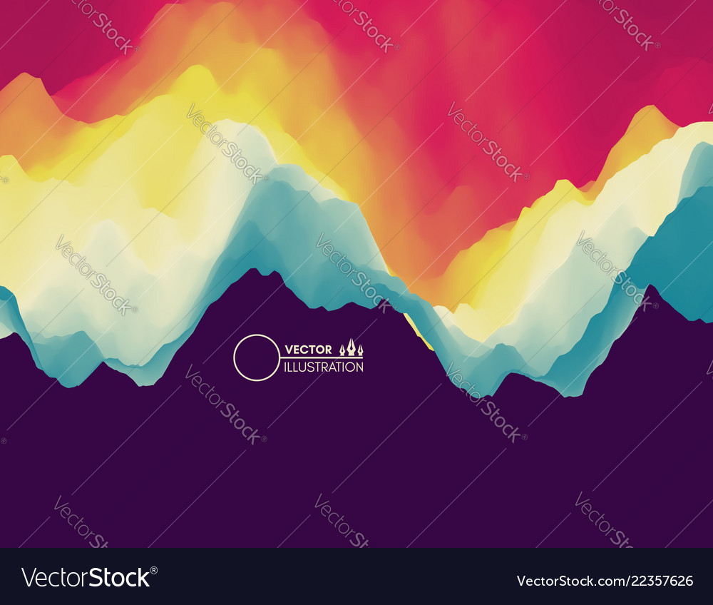 Dynamic Abstract Flow Background
