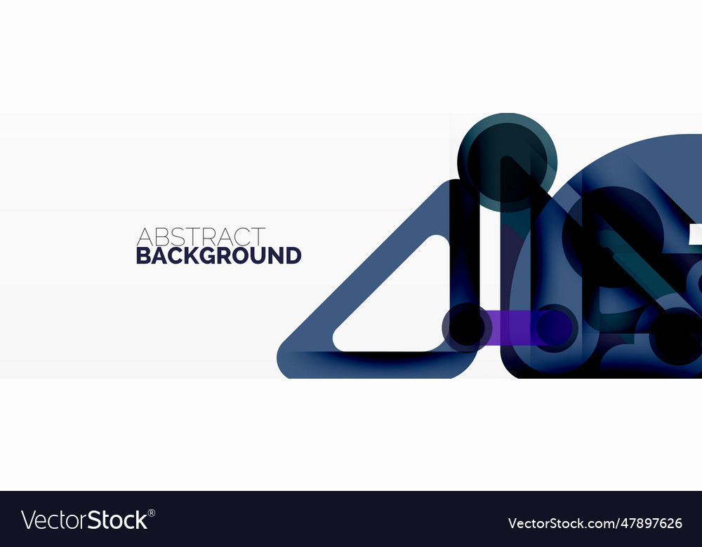 Geometric primitives lines circles abstract Vector Image Geometric primitives lines circles abstract