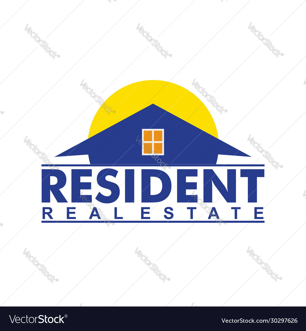 Resident Logo Konzept Immobiliendesign