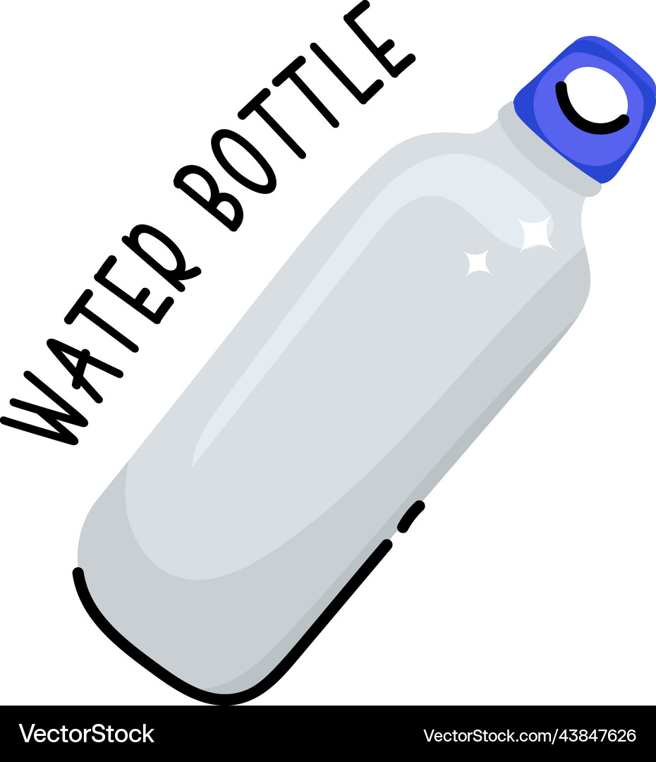 Water bottle Royalty Free Vector Image - VectorStock