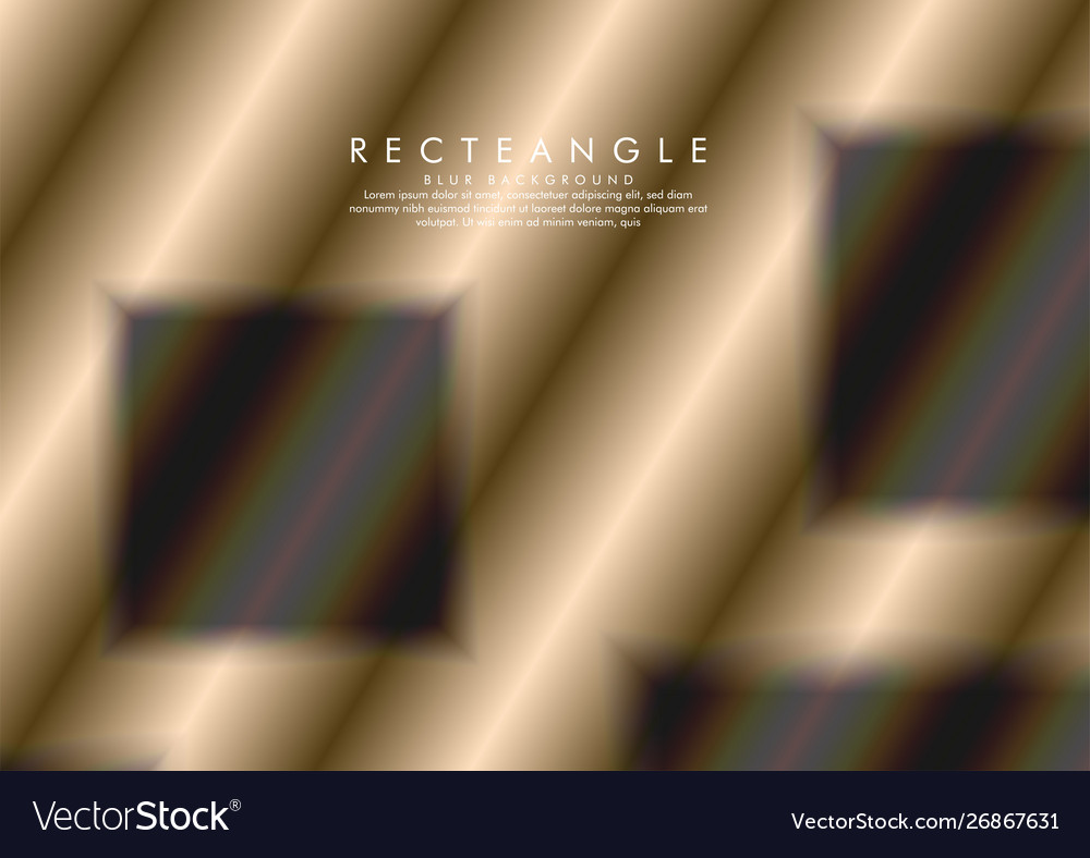 A blur box with gradient metal background color vector image A blur box with gradient metal background color