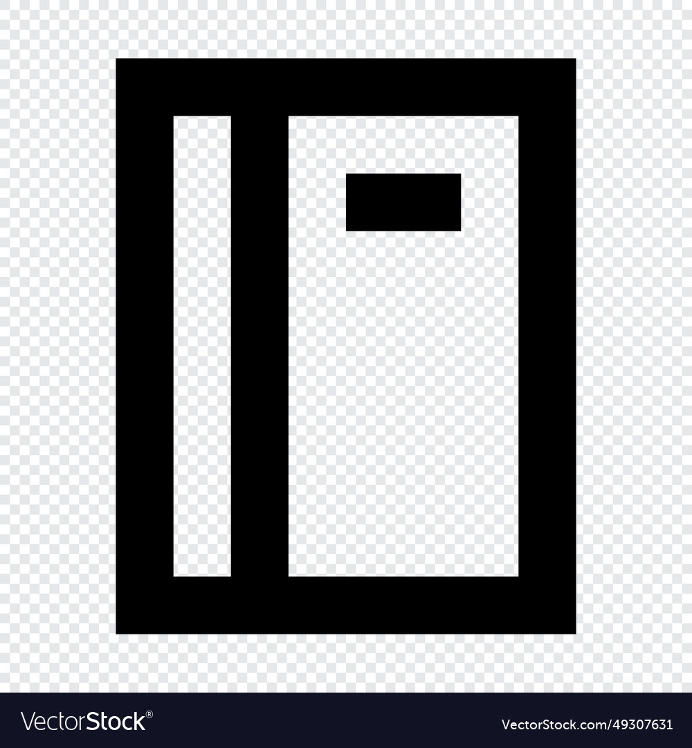 Book icon suitable for website ui design Vector Image Book icon suitable for website ui design