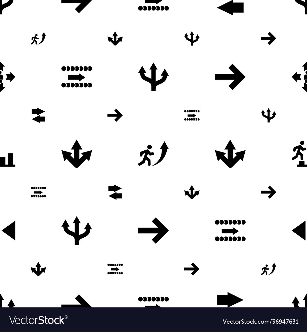 Forward icons pattern seamless white background