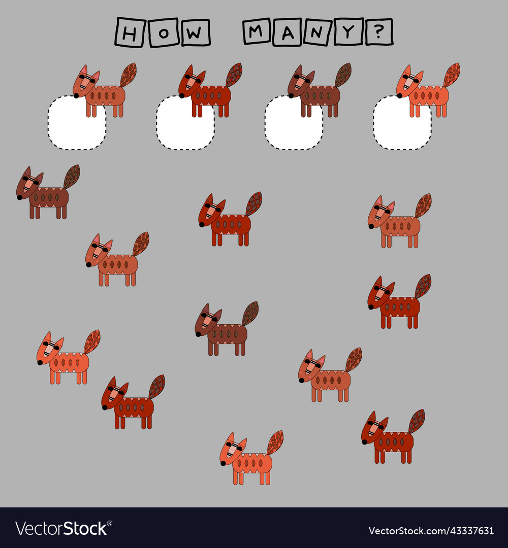 How many vector image How many