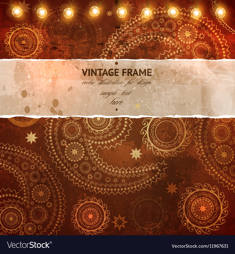 Moroccan styled backdrop with text space