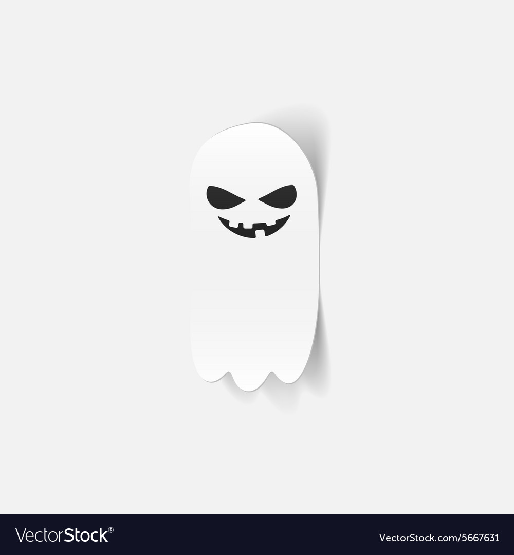 Realistic design element monster