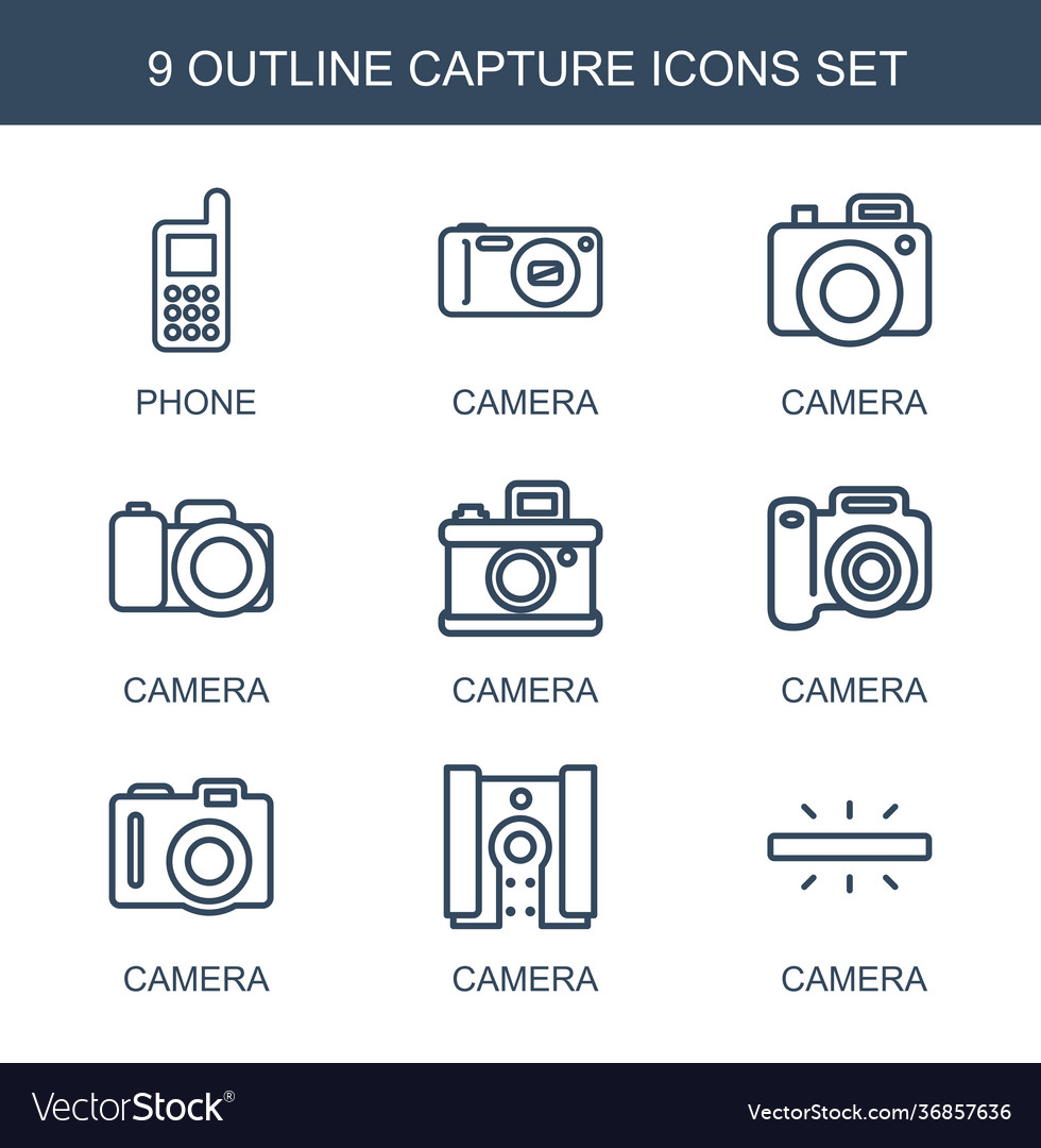 9 capture icons