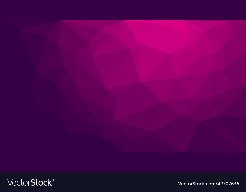 Abstract low polygon gradient background vector image Abstract low polygon gradient background