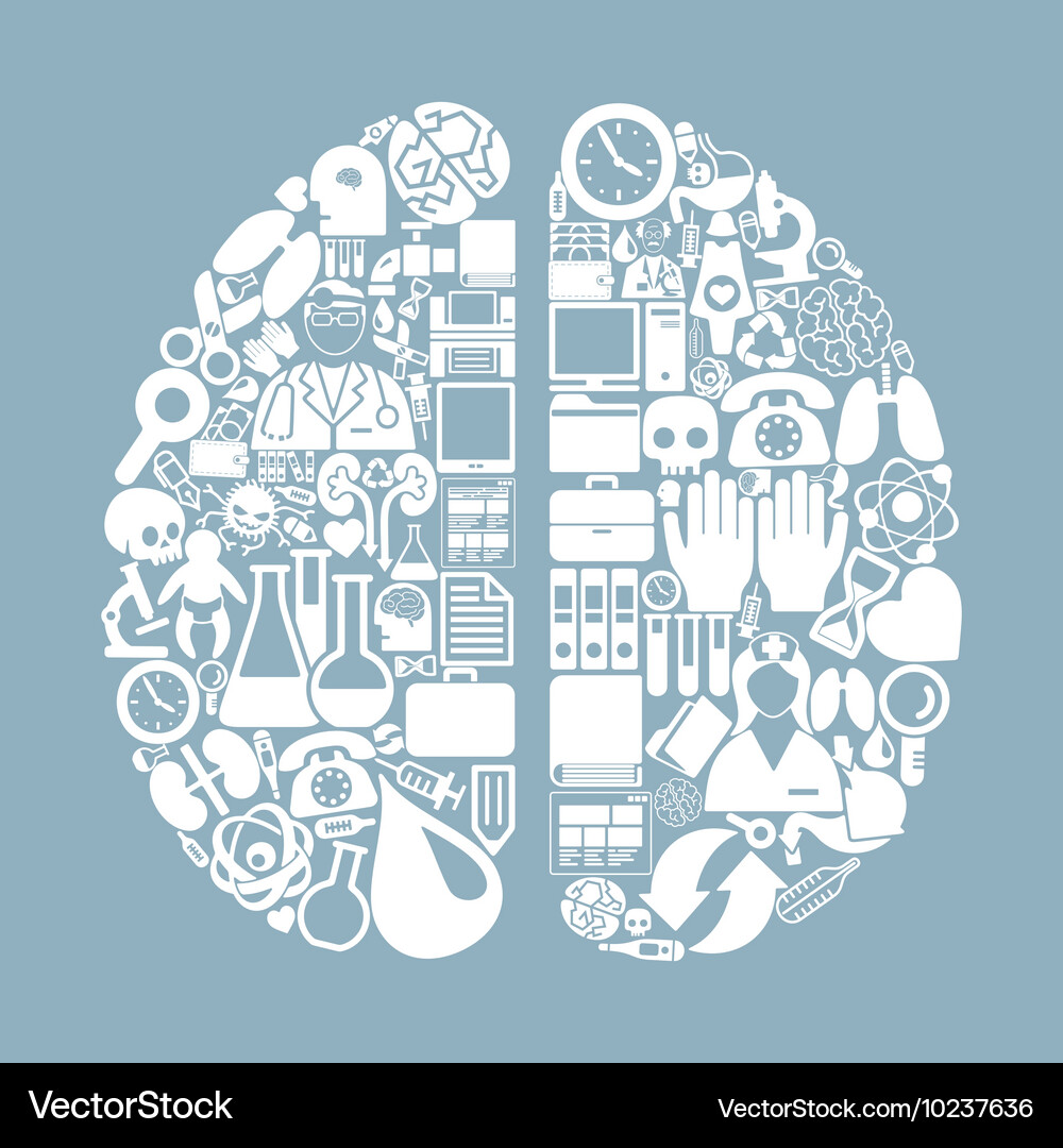 Brain icon Royalty Free Vector Image - VectorStock