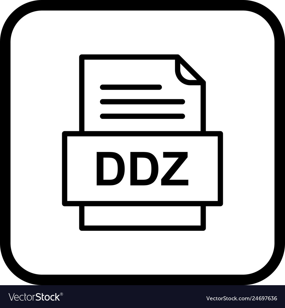 Ddz file document icon