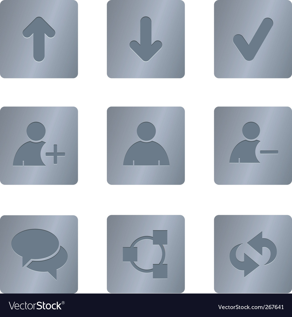 01 steel square chat icons