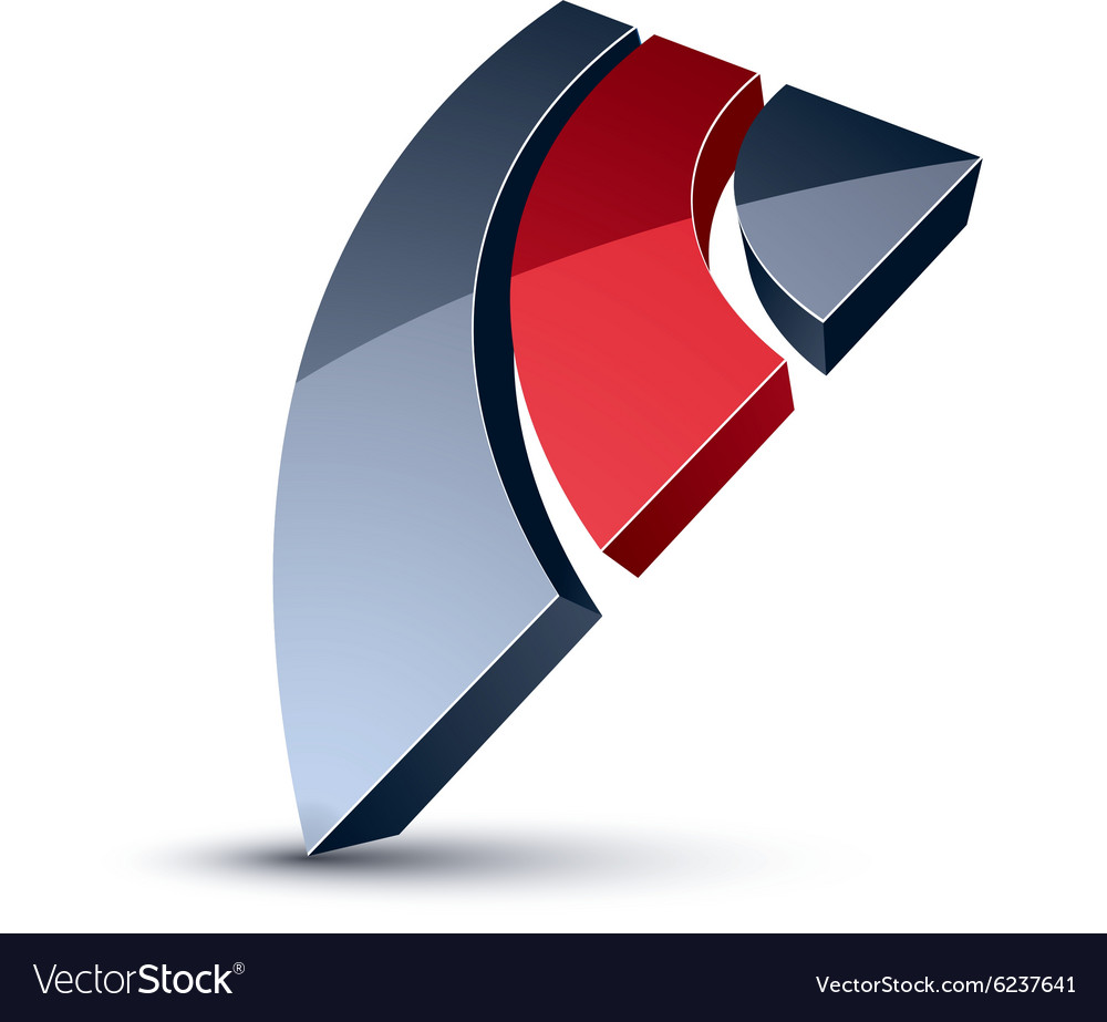 3d unusual company idea design element abstract