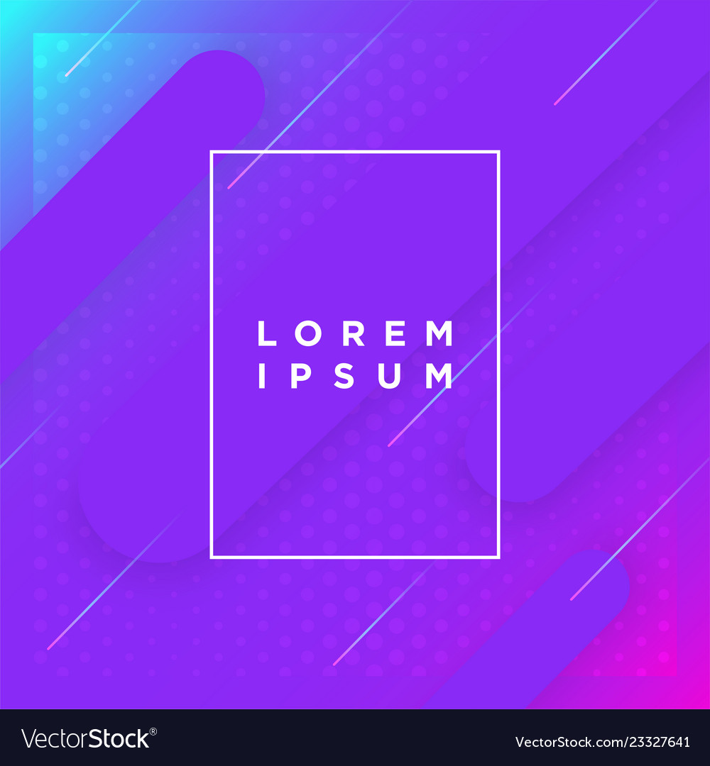 Abstract minimal geometric multicolored