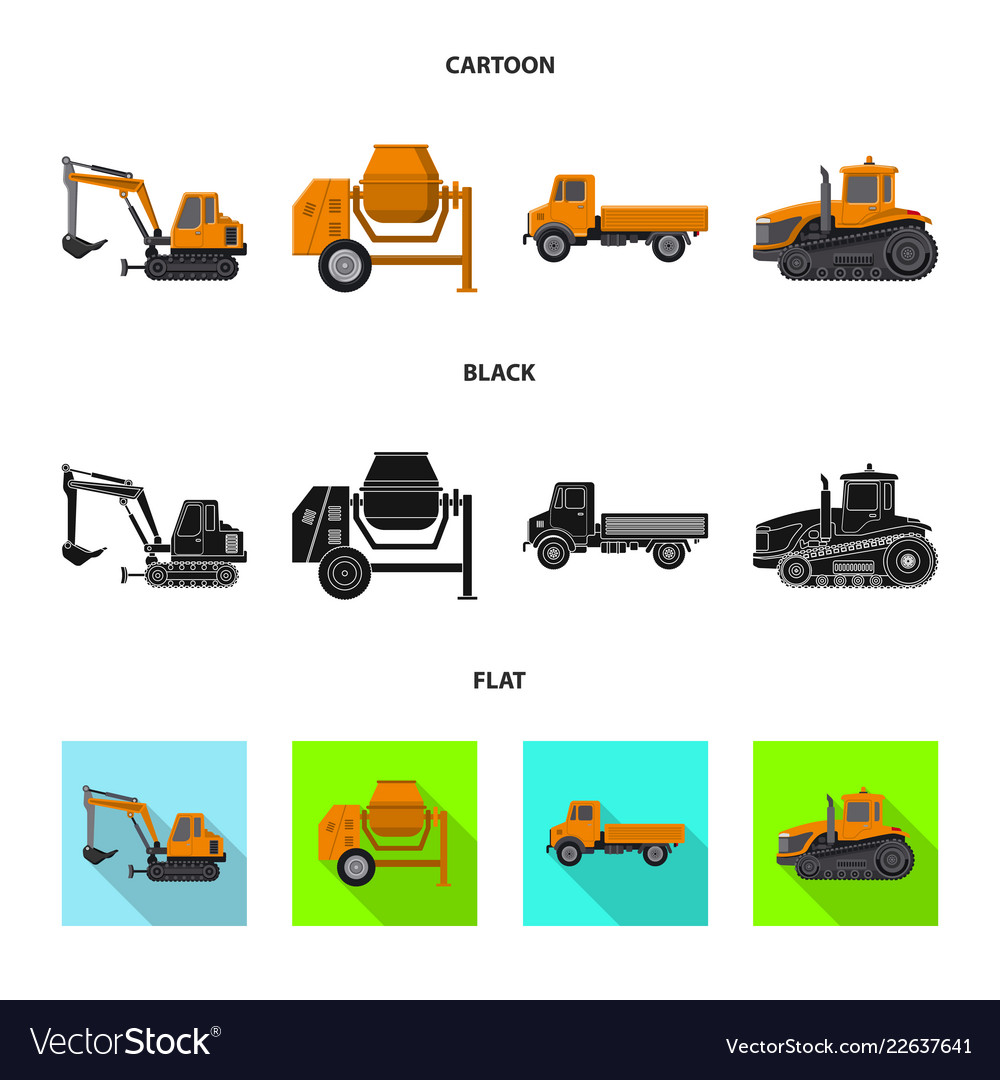 Design of build and construction icon set vector image Design of build and construction icon set