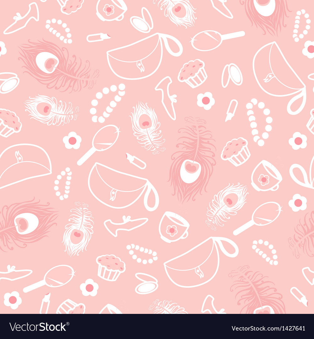 Girly Seamless Pattern - Delicate Details