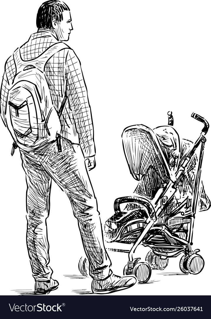 Man with a pram