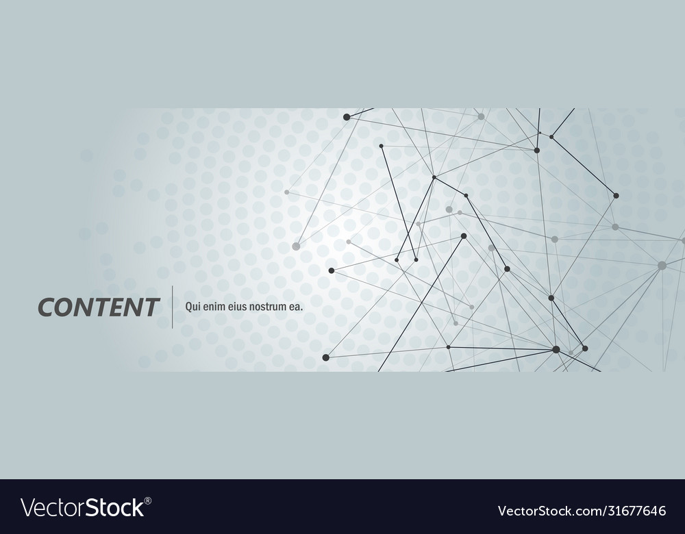 Abstract connecting dots and lines vector image Abstract connecting dots and lines