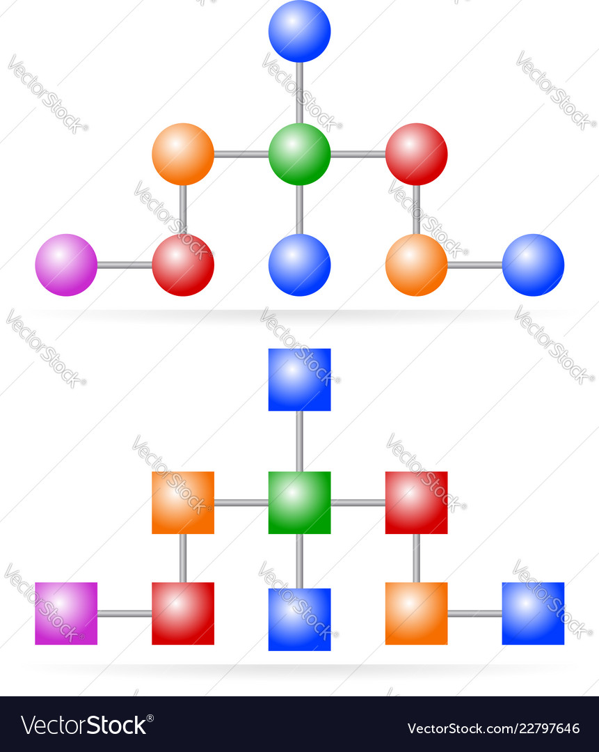 Hierarchical structures topography pyramid vector image Hierarchical structures topography pyramid