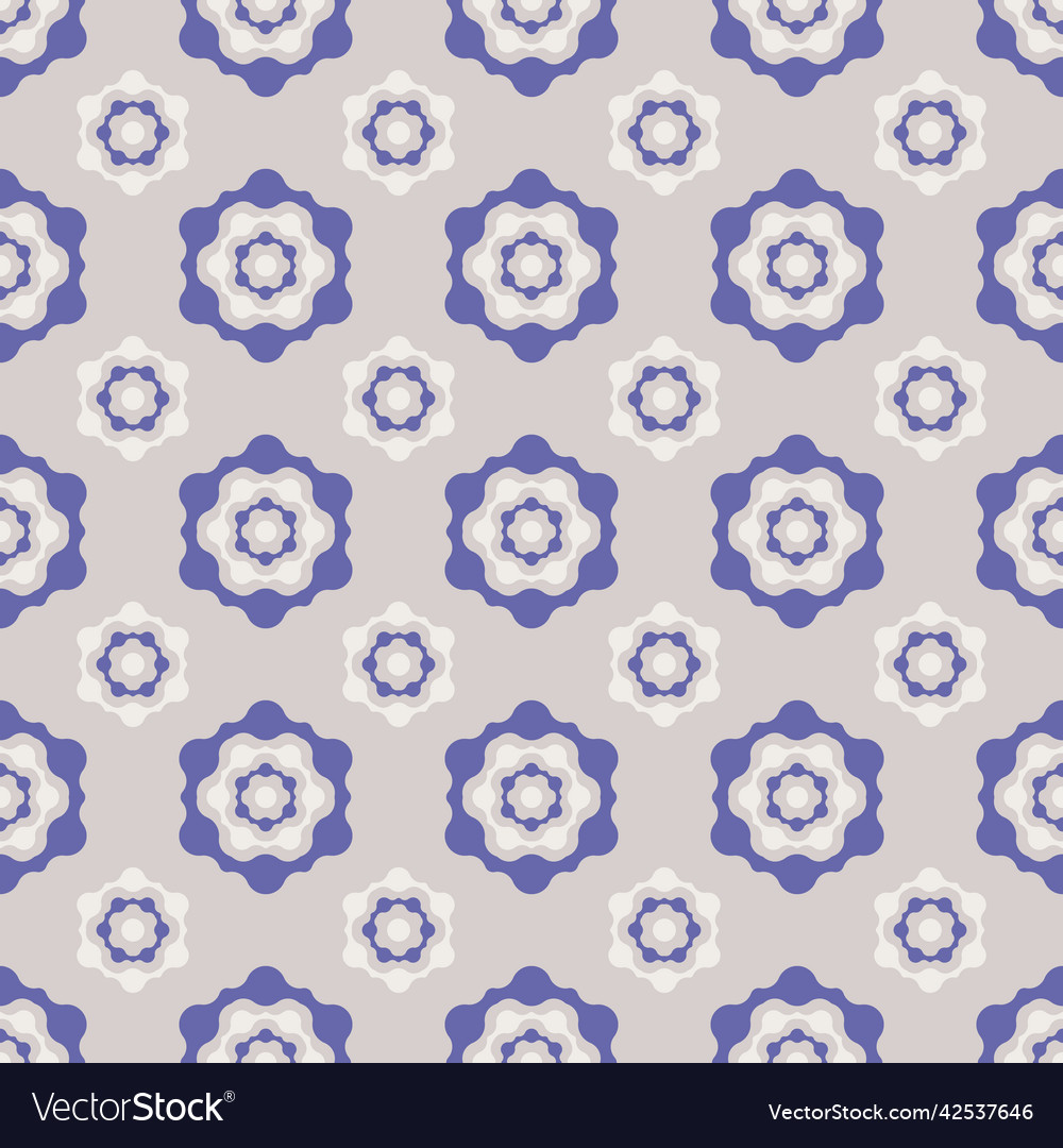Seamless geometric pattern with hexagons