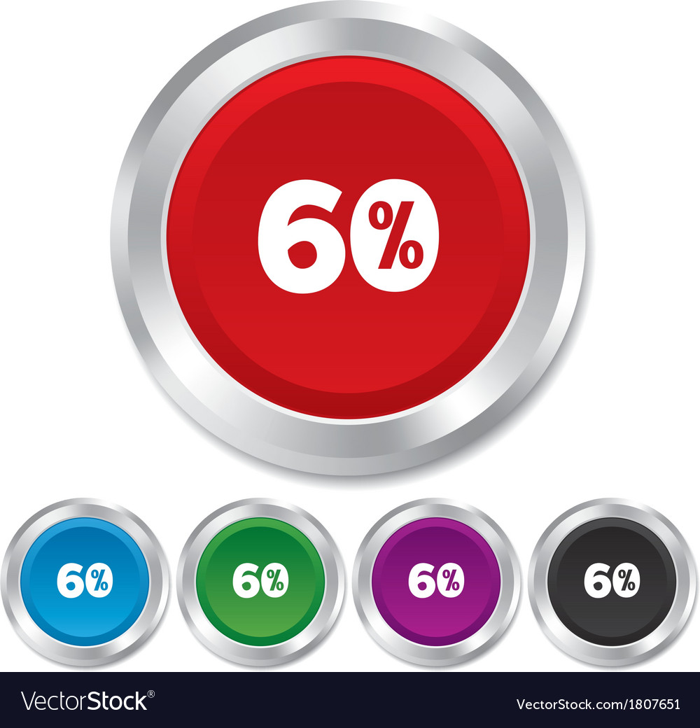 60 percent discount sign icon sale symbol