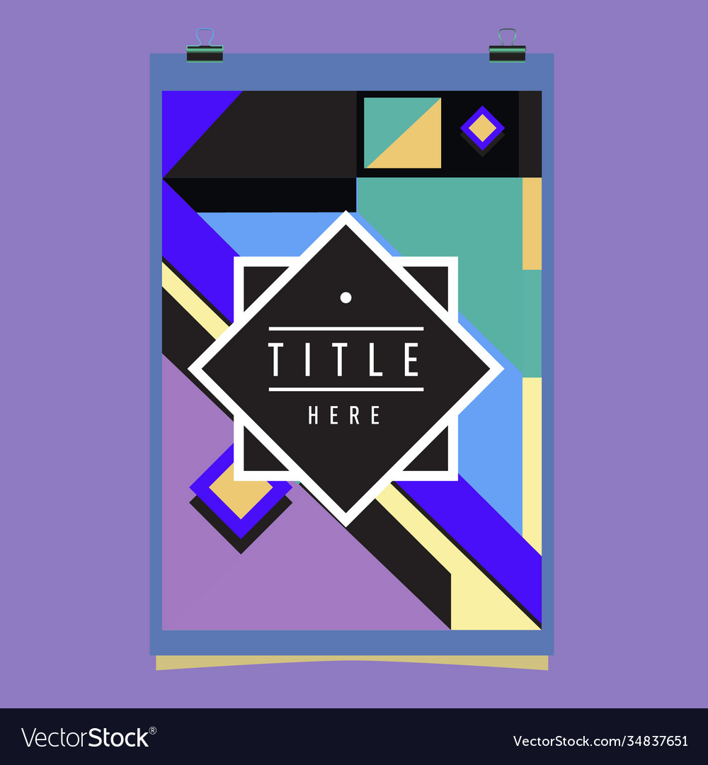Abstract colorful geometric pattern background Vector Image Abstract colorful geometric pattern background