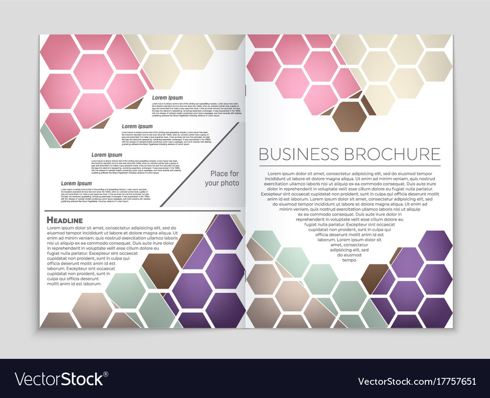 Abstract layout background set for art