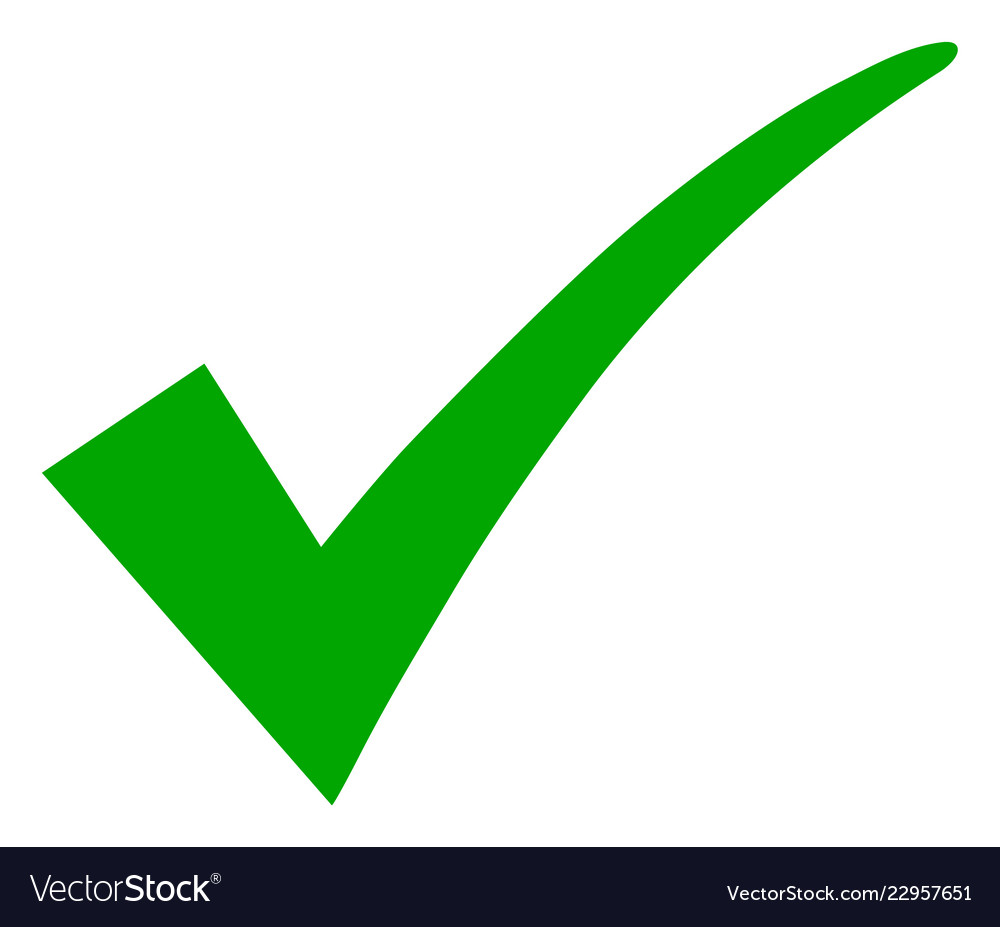 Download Confirm tick icon Royalty Free Vector Image - VectorStock